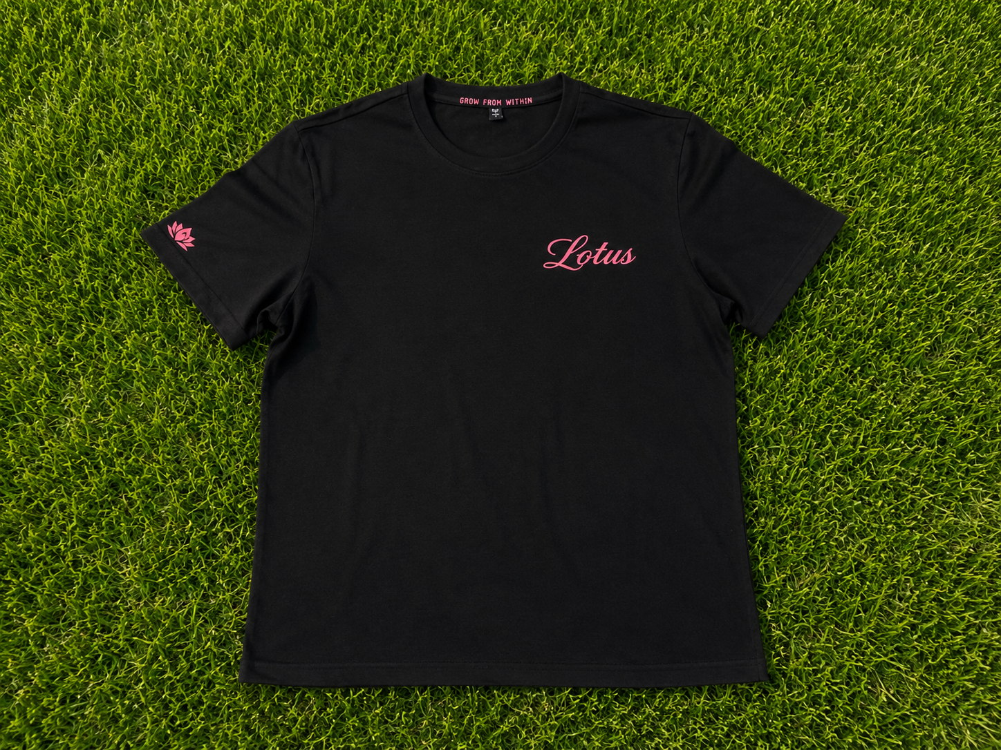 Black and Pink Lotus Tee (Preorder)
