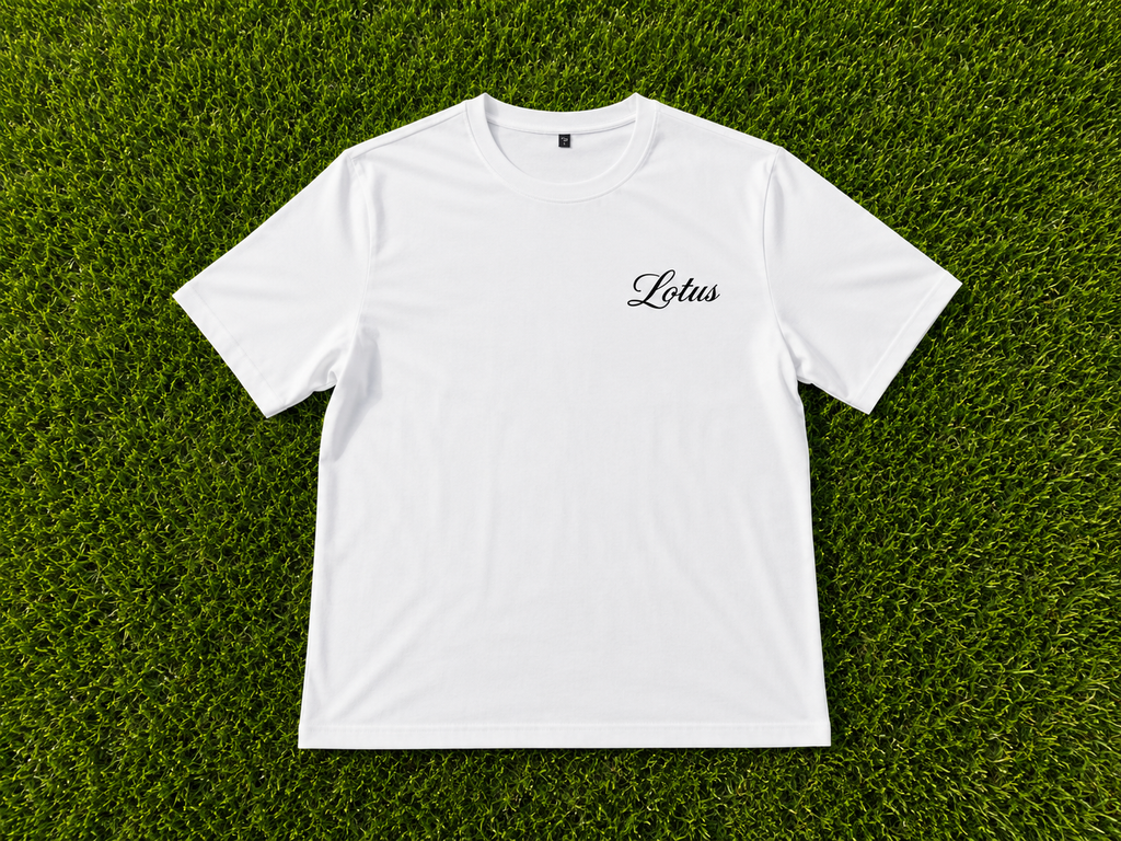 White "OCHO" Edition Lotus tee