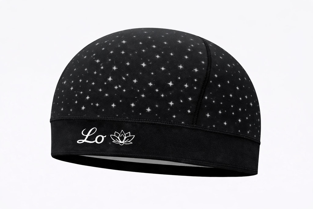 White infinite skull cap