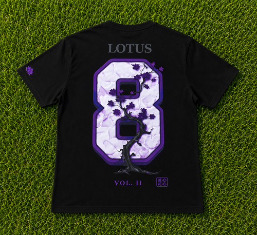 Black "OCHO Edition Lotus tee
